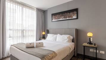 Premium bedding, free WiFi, bed sheets