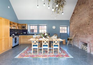 Fridge, microwave, oven, dishwasher - A beautifully renovated rural retreat for families and groups set in extensive grounds. (Haddington)