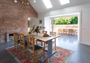 Dining - A beautifully renovated rural retreat for families and groups set in extensive grounds. (Haddington)