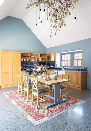 Dining - A beautifully renovated rural retreat for families and groups set in extensive grounds. (Haddington)