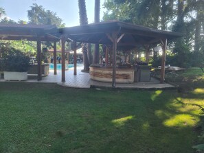 Overnattingsstedets uteområder