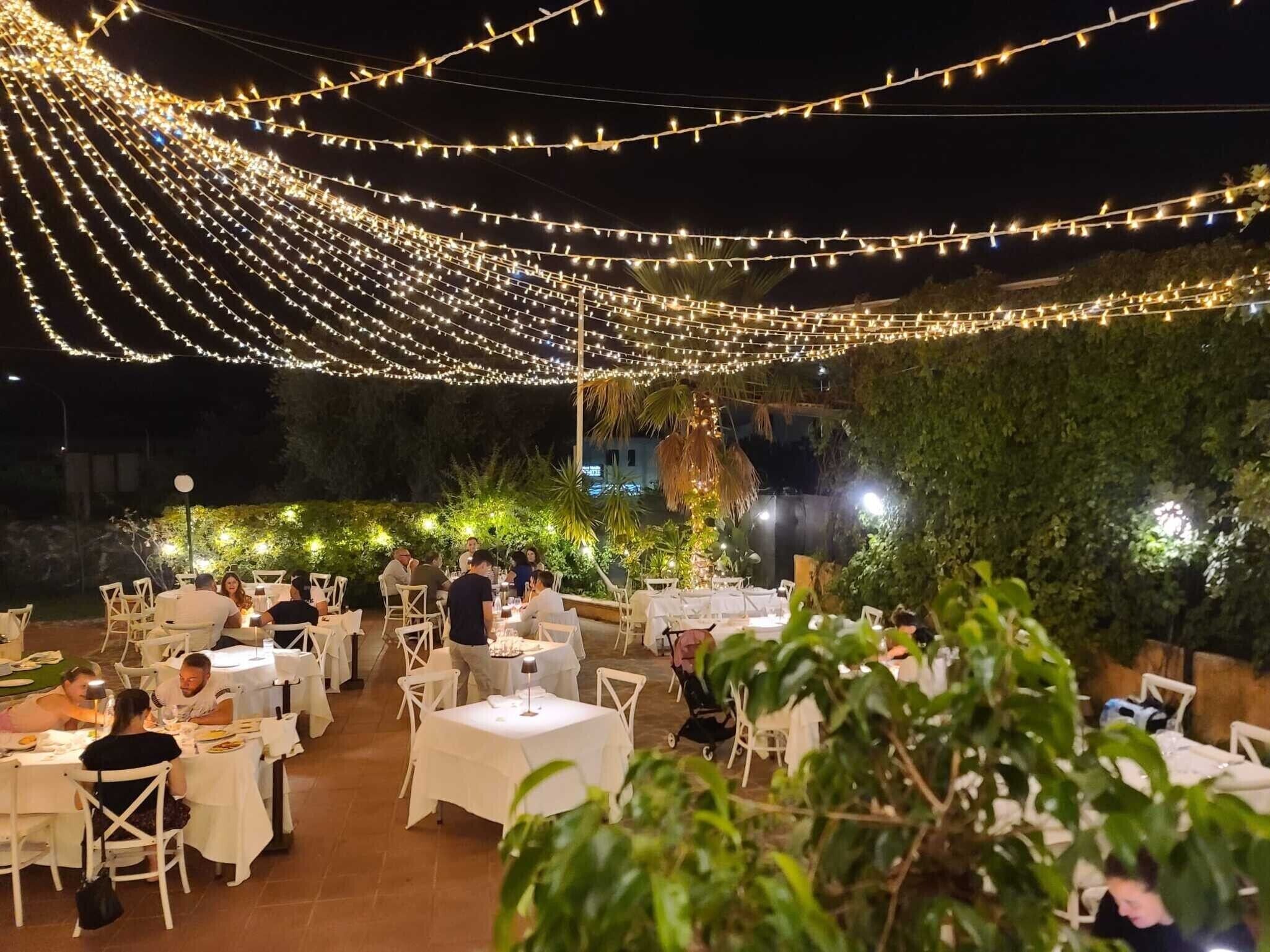 Area per ricevimenti all'aperto