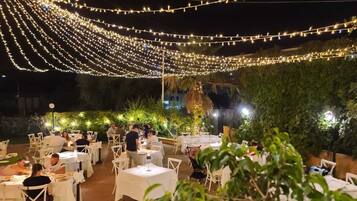 Area per ricevimenti all'aperto