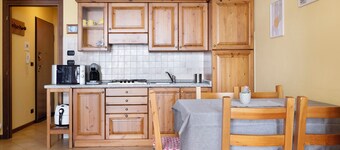 Einzimmerapartment 'Plain Soleil Ski Home' mit Balkon