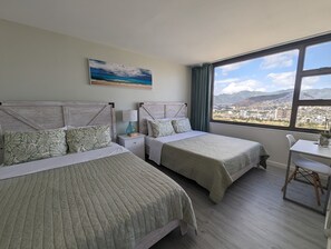 1 bedroom, desk, travel crib, free WiFi