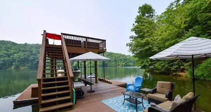 Screne Cabin, Dock, Beach, HotTub, FirePit, Kayak