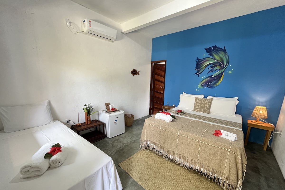 1 habitación, ropa de cama hipoalergénica y wifi gratis