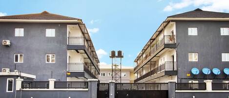 Voorkant van accommodatie