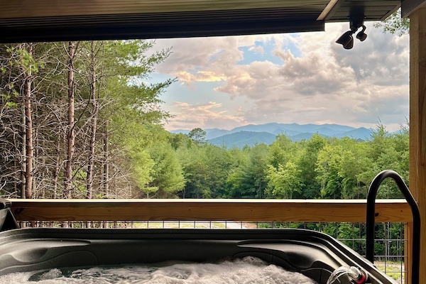 View from the hot tub