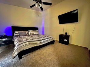 2 chambres, coffre-fort, fer et planche à repasser, Wi-Fi