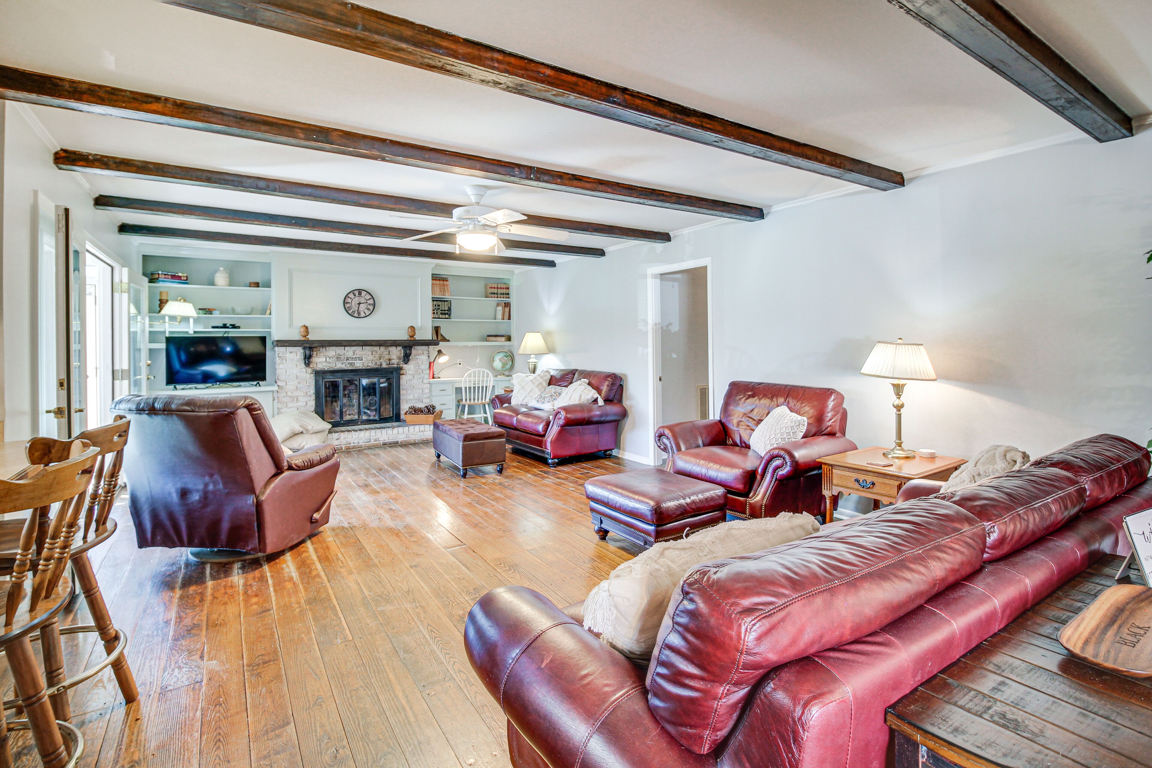Bright Cartersville Home w/ Fire Pit & Sunroom!