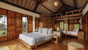 5 Bedroom Beachfront Pool Villa | 5 bedrooms, desk, laptop workspace, rollaway beds