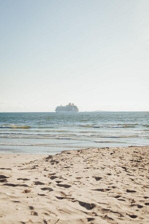 Aan het strand