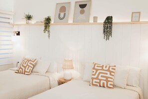 2 slaapkamers, een bureau, gratis wifi, beddengoed