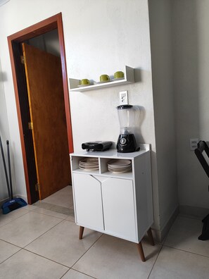 Appartement, 1 lit double | Coin cuisine privé | Réfrigérateur, plaque de cuisson, blender