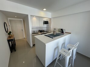 Leilighet, 1 soverom, tilgjengelighetstilpasset, røyk | Eget kjøkken