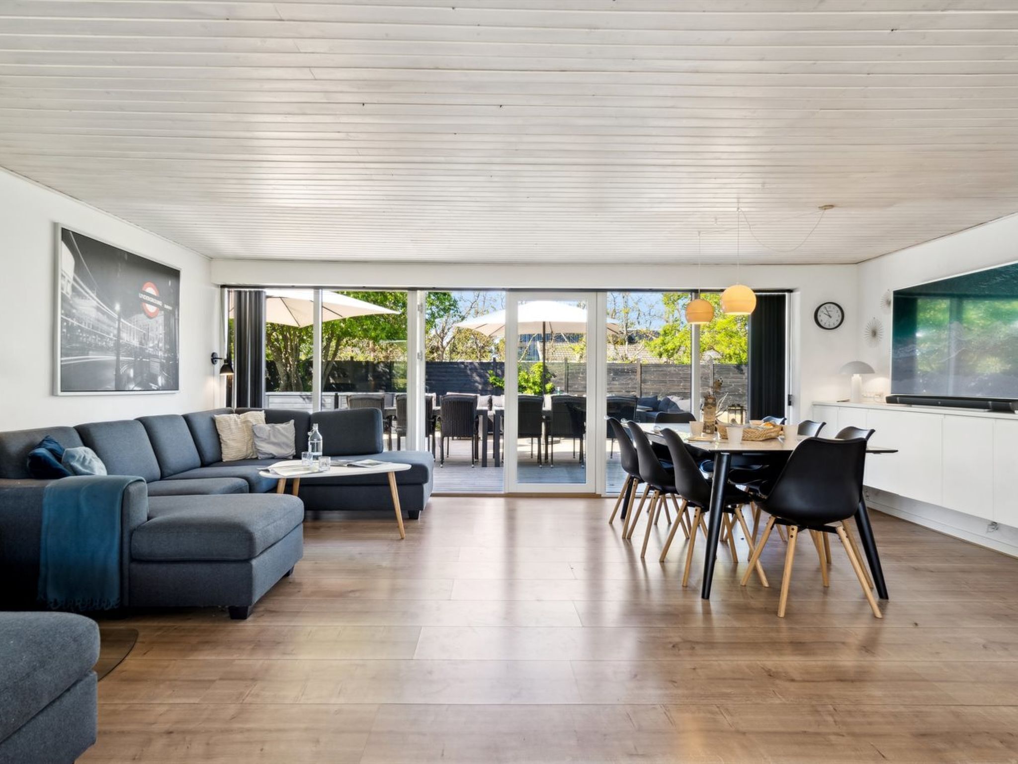 تلفزيون، مدفأة