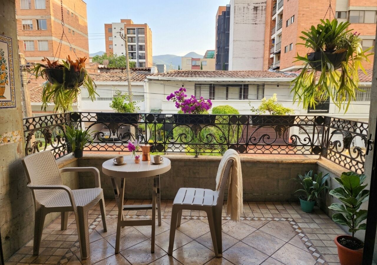 Dormitorio compartido estándar | Balcón