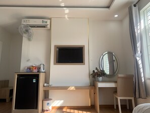 디럭스 트리플룸 | 1 개의 침실, 방음 설비, 무료 WiFi, 침대 시트
