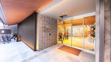 Façade de l’hébergement