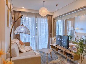 Apartment, 2 Bedrooms, Balcony | Living area | Flat-screen TV, Netflix, streaming services