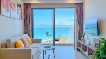 Apartment, 3 Bedrooms, Balcony, Sea View | View from room