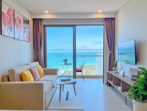 อพาร์ทเมนท์, 3 ห้องนอน, ระเบียง, วิวทะเล | วิวจากห้องพัก