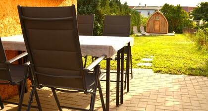 Ferienhaus mit Sauna und Garten