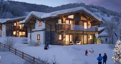 Luxury chalet with sauna right by the ski lift