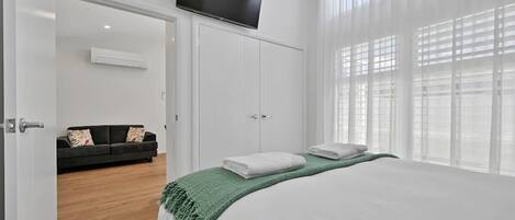 1 makuuhuone, silitysrauta/-lauta, Wi-Fi, vuodevaatteet