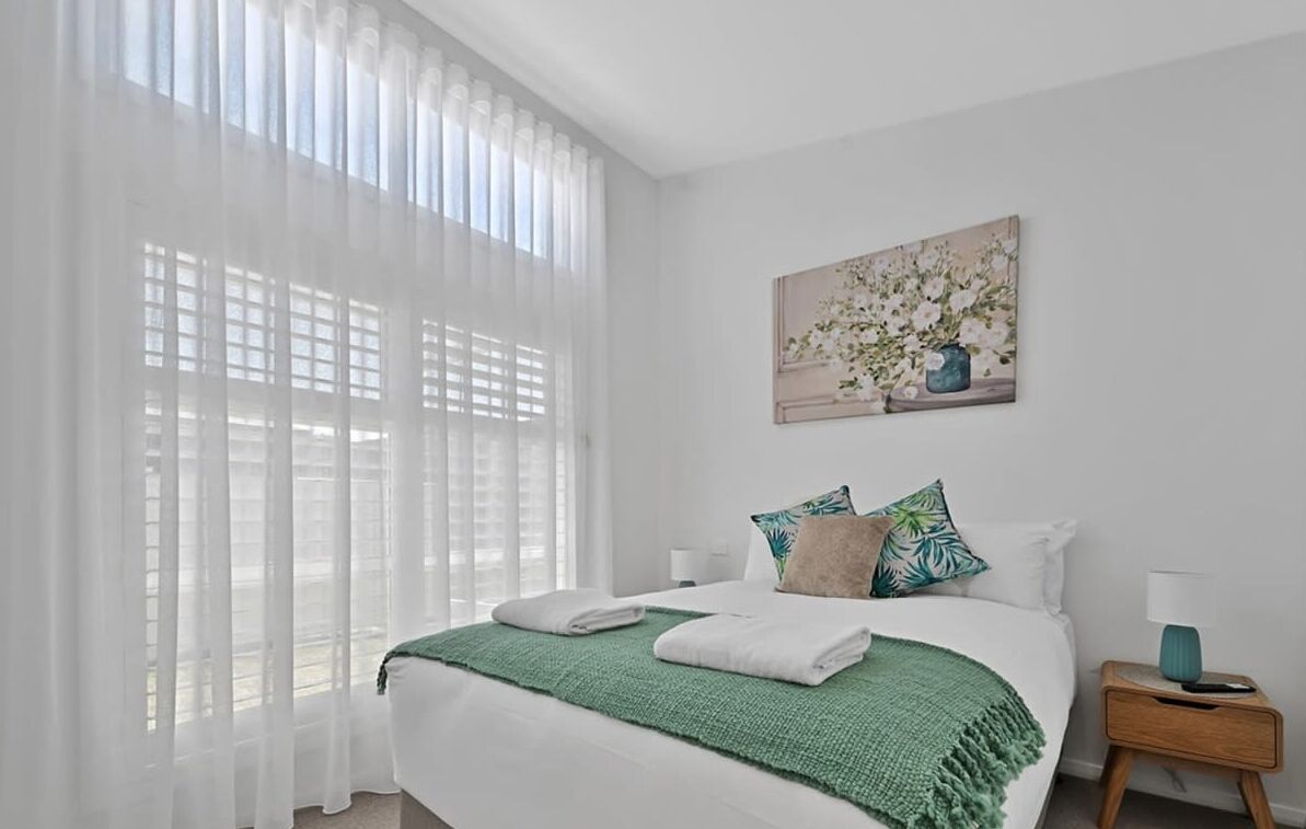 1 غرفة نوم ومكواة/لوح كي وواي فاي وملاءات أسرّة