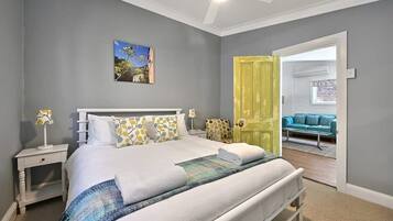 3 bedrooms, iron/ironing board, travel cot, WiFi