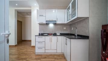 Apartment, 1 Bedroom | 1 bedroom, desk, laptop workspace, free WiFi