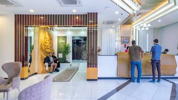 Sala de estar en el lobby