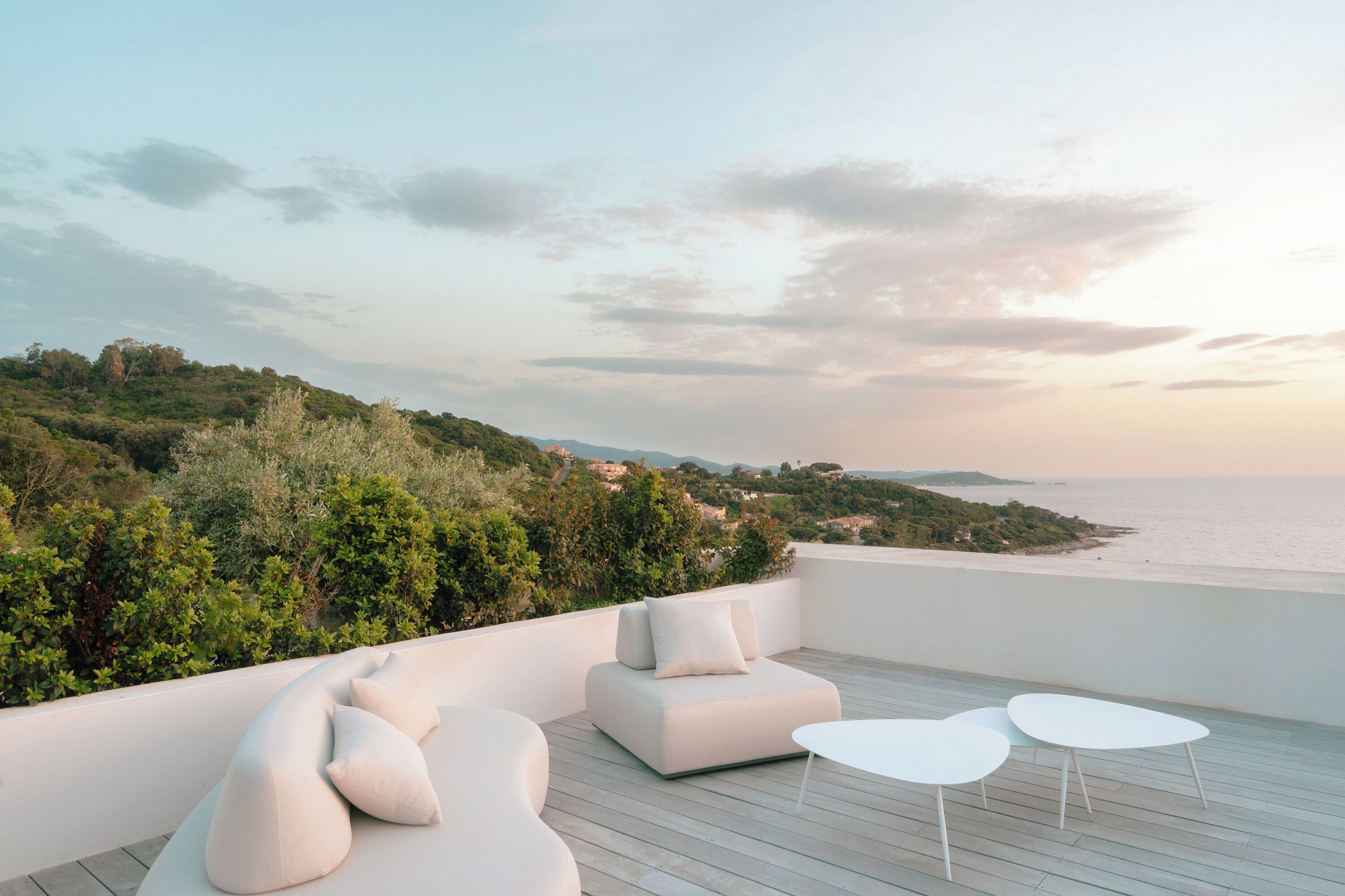 Uitzicht vanuit accommodatie