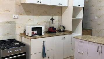 Family Apartment | Private kitchen | Fridge, microwave, oven, dishwasher