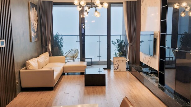 Apartemen Deluks, 2 kamar tidur | Ruang keluarga
