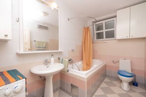 Hair dryer, towels, soap, shampoo - Palm garden apartment in center with big terrace (Split)