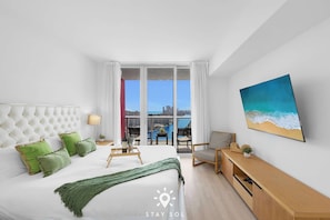 1 bedroom, iron/ironing board, travel crib, WiFi