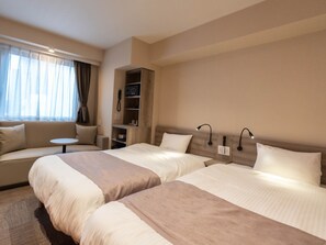 舒適雙床房 | 免費無線上網、床單