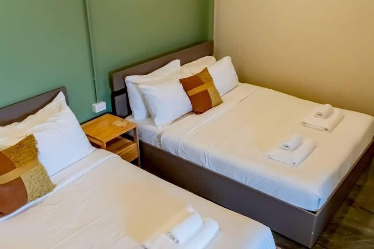 Minibar, desk, blackout curtains, iron/ironing board