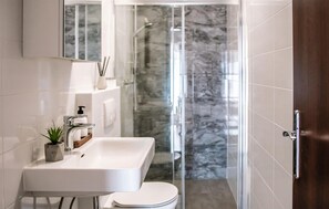 Shower, hair dryer