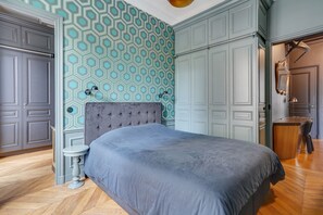 3 habitaciones, cuna de viaje, wifi gratis y ropa de cama 