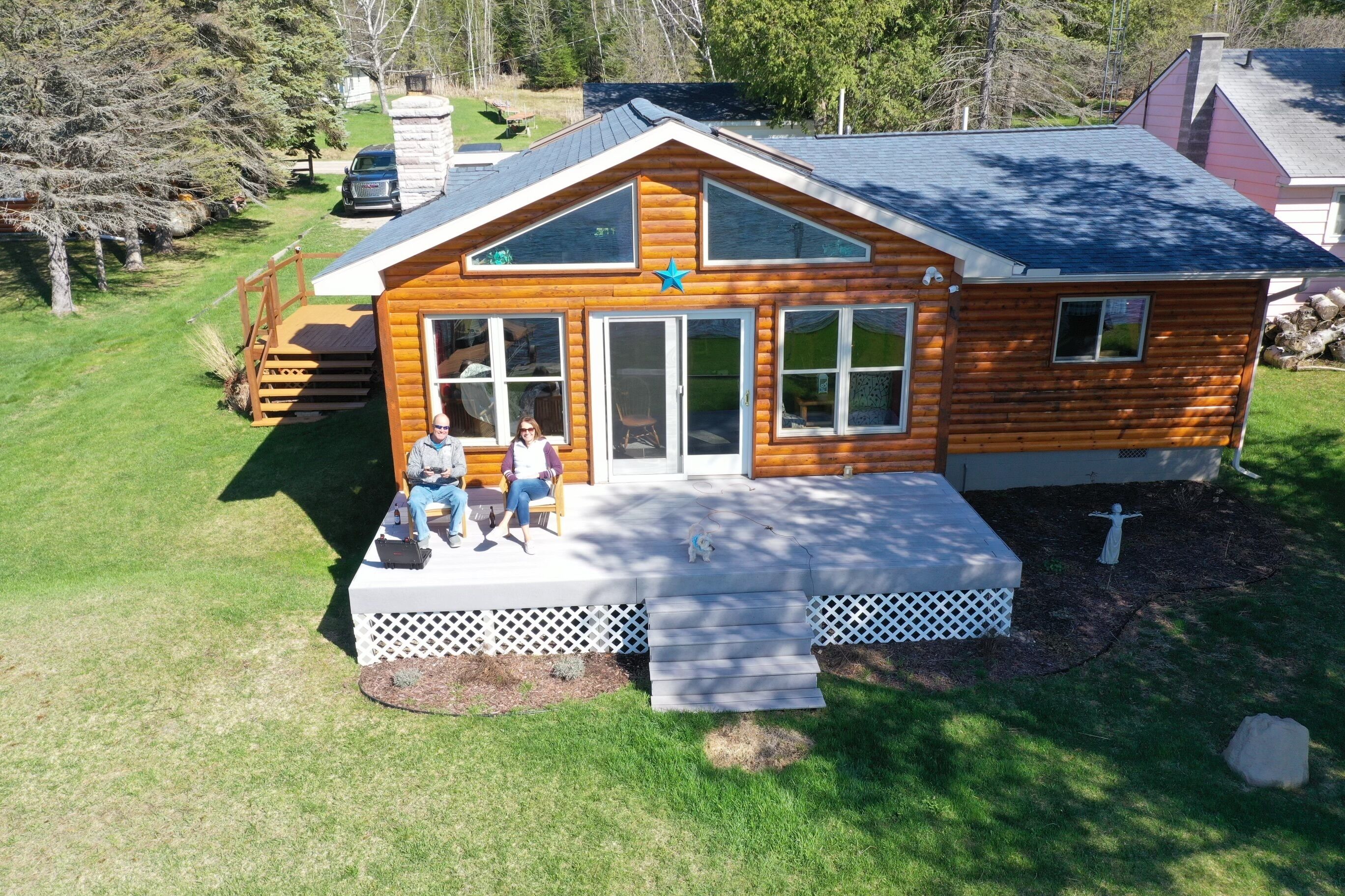 Lakefront home on beautiful Beaver Lake in Lachine, MI. 