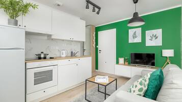 Departamento, 1 habitación, cocina | Área de sala de estar