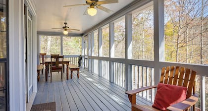 Blairsville Cabin w/ Hot Tub on Nottely Lake!