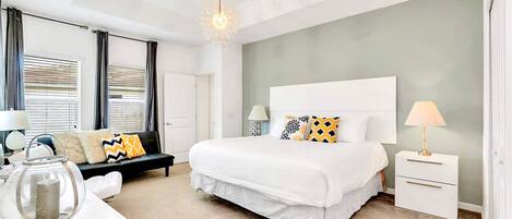 6 habitaciones, escritorio, tabla de planchar con plancha y wifi