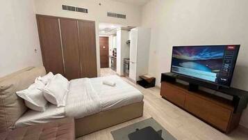 1 soverom, strykejern/-brett, wi-fi og sengetøy