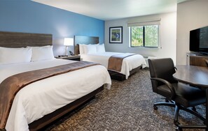 Premium bedding, pillowtop beds, desk, laptop workspace - My Place Hotel-Grand Rapids MN (Grand Rapids)
