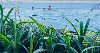 The apartment has full amenities such as , especially very close to the beach